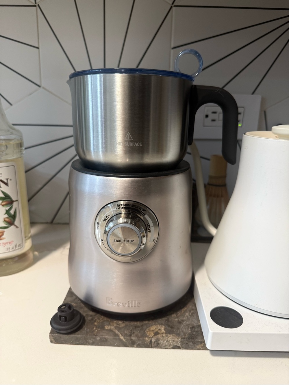 Breville Silver Electric Milk Frother